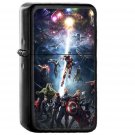 Marvel Infinitywar Avengers Hero Art - Oil Windproof Black Lighters Briquet Encendedor