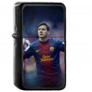 Messi Fc Barcelona Soccer Sports - Oil Windproof Black Lighters Briquet Encendedor