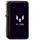 Messi Logo Art Minimal Dark - Oil Windproof Black Lighters Briquet Encendedor