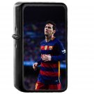 Messi Soccer God Barcelona Football - Oil Windproof Black Lighters Briquet Encendedor