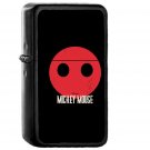 Mickey Mouse Dark Minimal Circle Disney Art - Oil Windproof Black Lighters Briquet Encendedor