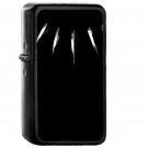 Minimal Simple Black Panther Marvel Hero Art Illustration - Oil Windproof Black Lighters Briquet Encendedor