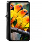 Mocking Bird Family Nature Art - Oil Windproof Black Lighters Briquet Encendedor