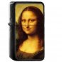 Mona Lisa Classic Paint Illustration Art - Oil Windproof Black Lighters Briquet Encendedor