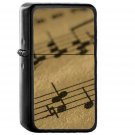 Music Note Art - Oil Windproof Black Lighters Briquet Encendedor