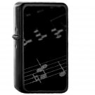 Music Note Art Dark - Oil Windproof Black Lighters Briquet Encendedor