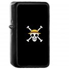 One Piece Logo Art Japanese Manga - Oil Windproof Black Lighters Briquet Encendedor