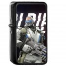 Overwatch Soldier Game Art Illustration - Oil Windproof Black Lighters Briquet Encendedor