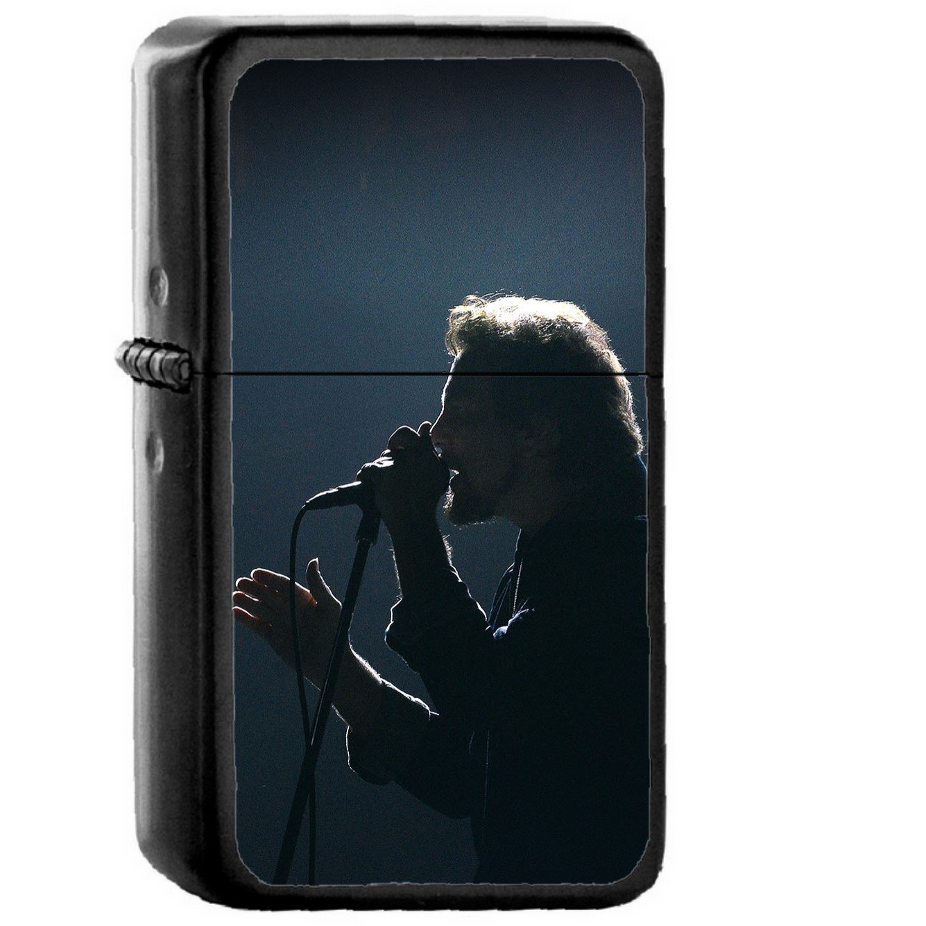 Pearl Jam Singing Music Face - Oil Windproof Black Lighters Briquet Encendedor