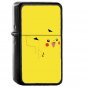 Pika Pikachu Illust Minimal Art - Oil Windproof Black Lighters Briquet Encendedor