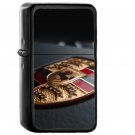 Porsche Mark Car Art - Oil Windproof Black Lighters Briquet Encendedor