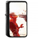 Punisher Spiderman Tonton Revolver Illustration Art - Oil Windproof Black Lighters Briquet Encendedor
