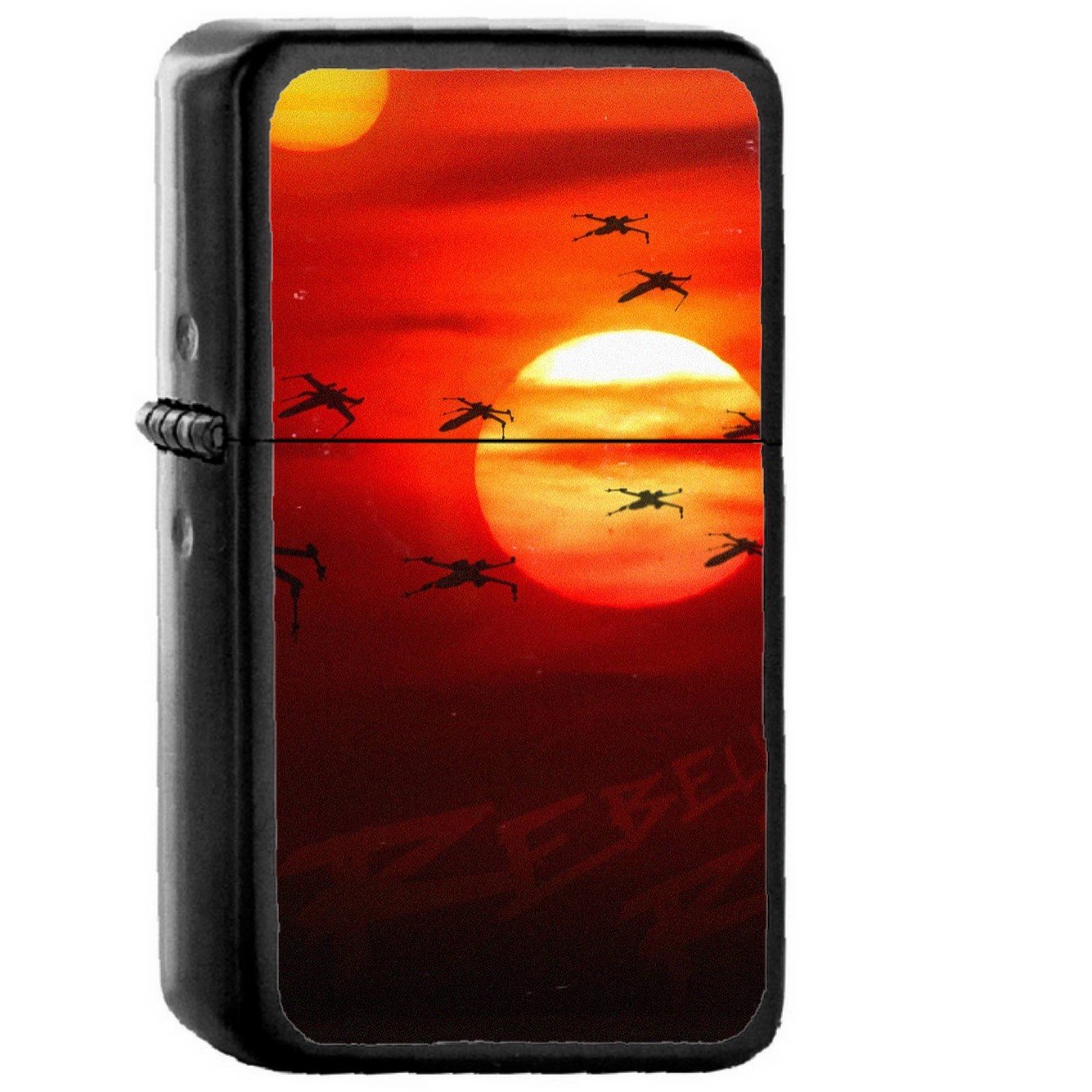 Rogue One Starwars Poster Illustration Art - Oil Windproof Black Lighters Briquet Encendedor