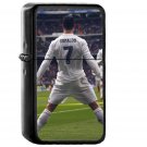 Ronaldo Number 7 Realmadrid Soccor - Oil Windproof Black Lighters Briquet Encendedor
