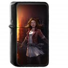 Scarlett Witch Avengers Illust Scary Art Hero - Oil Windproof Black Lighters Briquet Encendedor