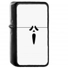 Scream Film Illust Minimal - Oil Windproof Black Lighters Briquet Encendedor
