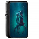 Shape Of Water Poster Film Art Illustration - Oil Windproof Black Lighters Briquet Encendedor