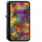 Simon Art Red Color Illustration Art - Oil Windproof Black Lighters Briquet Encendedor