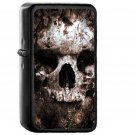 Skull Face Ark Paint Illustration Art - Oil Windproof Black Lighters Briquet Encendedor