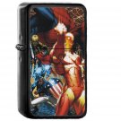 Spiderman Ironman Civilwar Art Poster Illustration - Oil Windproof Black Lighters Briquet Encendedor