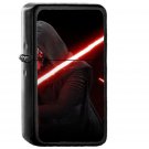 Star wars Kylo Ren Dark Red Lightsaber Art Illustration - Oil Windproof Black Lighters Briquet Encendedor