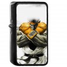 Street Fighter Gold Ryu Art Illust Game - Oil Windproof Black Lighters Briquet Encendedor