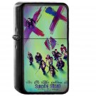 Suicide Squad Poster Film Colorful Art Illustration - Oil Windproof Black Lighters Briquet Encendedor