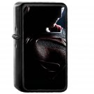 Superman Dark Hero Art Illustration - Oil Windproof Black Lighters Briquet Encendedor