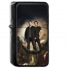 Supernatural Film Tvshow Art Illustration - Oil Windproof Black Lighters Briquet Encendedor