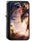 Transformers Artwork Film Illustration - Oil Windproof Black Lighters Briquet Encendedor