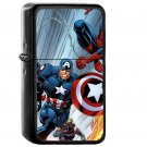 Ultimate Heros Illust Art - Oil Windproof Black Lighters Briquet Encendedor