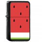 Watermelon Minimal Art - Oil Windproof Black Lighters Briquet Encendedor