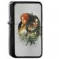 Witcher Game Art Illustration - Oil Windproof Black Lighters Briquet Encendedor