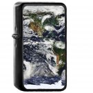 World Map America Eartch - Oil Windproof Black Lighters Briquet Encendedor