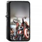 Avengers Illust - Oil Windproof Black Lighters Briquet Encendedor