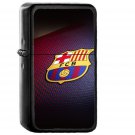 Barcelona Logo Emblem Sports - Oil Windproof Black Lighters Briquet Encendedor