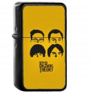 Bigbang Theory Guys Film - Oil Windproof Black Lighters Briquet Encendedor