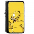 Catch Homer If You Can Homer Simpsons Illust - Oil Windproof Black Lighters Briquet Encendedor