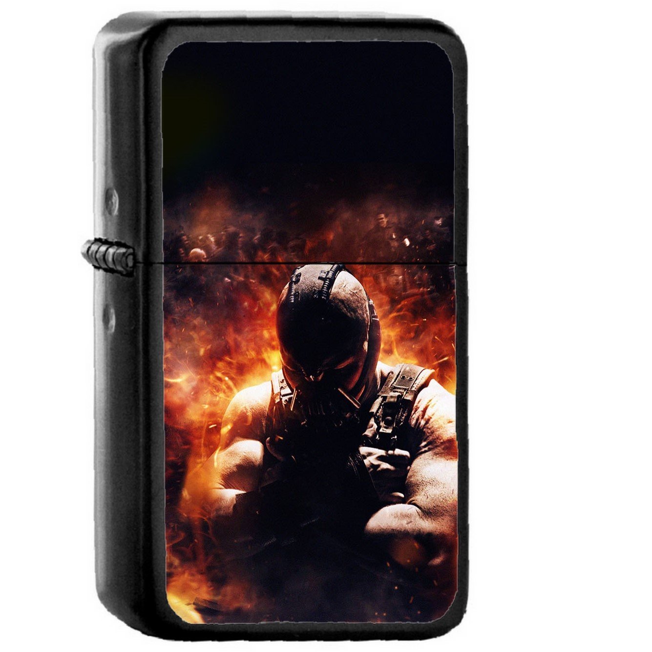 Dark Knight Rises Bane Fire - Oil Windproof Black Lighters Briquet Encendedor