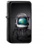 Fish Man Illust - Oil Windproof Black Lighters Briquet Encendedor