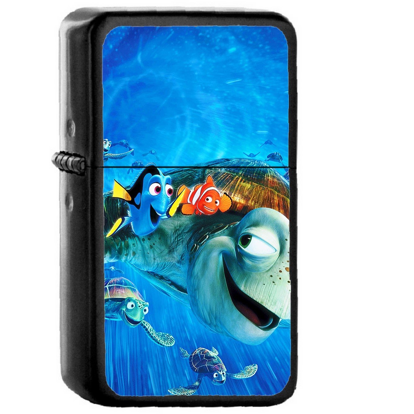 Finding Nemo Disney Illust - Oil Windproof Black Lighters Briquet Encendedor