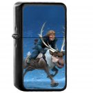 Frozen Running Kristoff Disney - Oil Windproof Black Lighters Briquet Encendedor