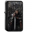 Game Of Thrones Sitting - Oil Windproof Black Lighters Briquet Encendedor