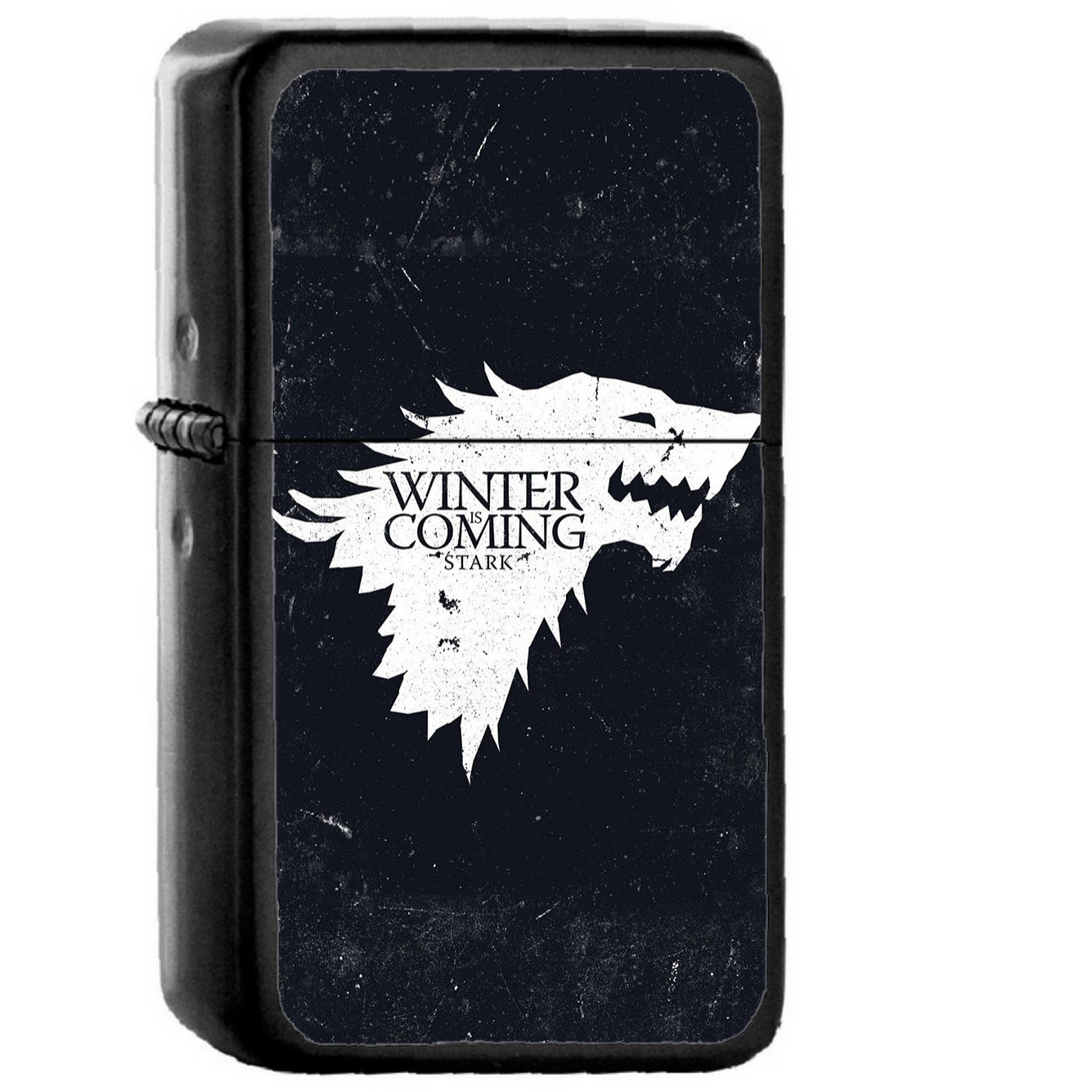 Game Of Thrones Winter Is Coming Oil Windproof Black Lighters