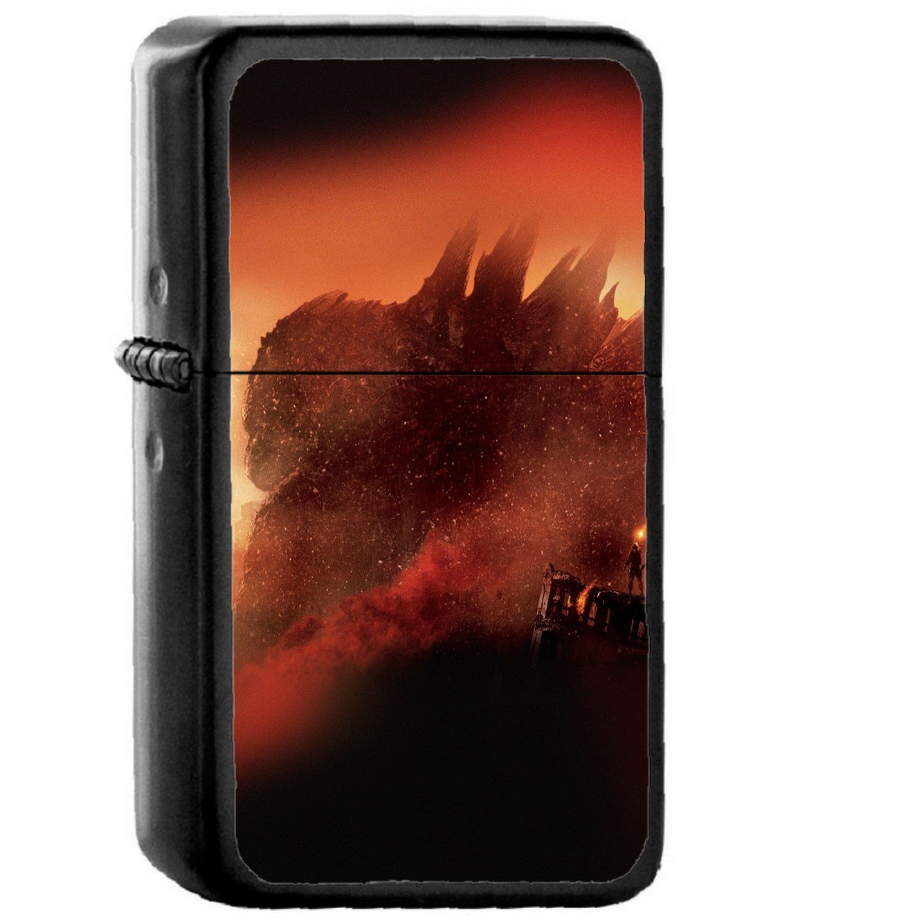 Godzilla Poster 2014 - Oil Windproof Black Lighters Briquet Encendedor