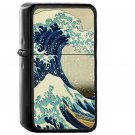 Great Wave Off Kanagawa - Oil Windproof Black Lighters Briquet Encendedor