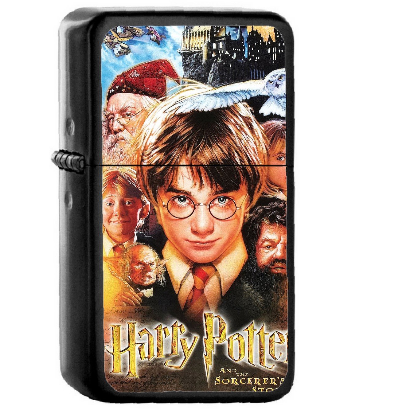 Harry Potter Poster - Oil Windproof Black Lighters Briquet Encendedor