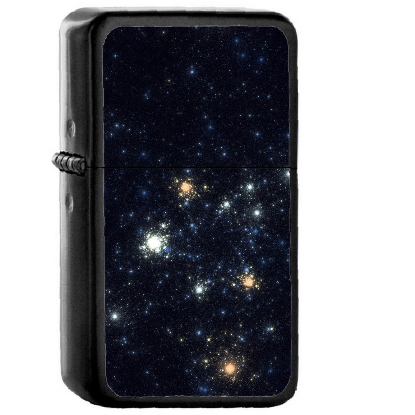 Hexamatic Galaxy Space - Oil Windproof Black Lighters Briquet Encendedor