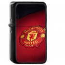 Mancester United Logo Sports - Oil Windproof Black Lighters Briquet Encendedor