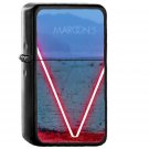 Maroon5 Cover - Oil Windproof Black Lighters Briquet Encendedor